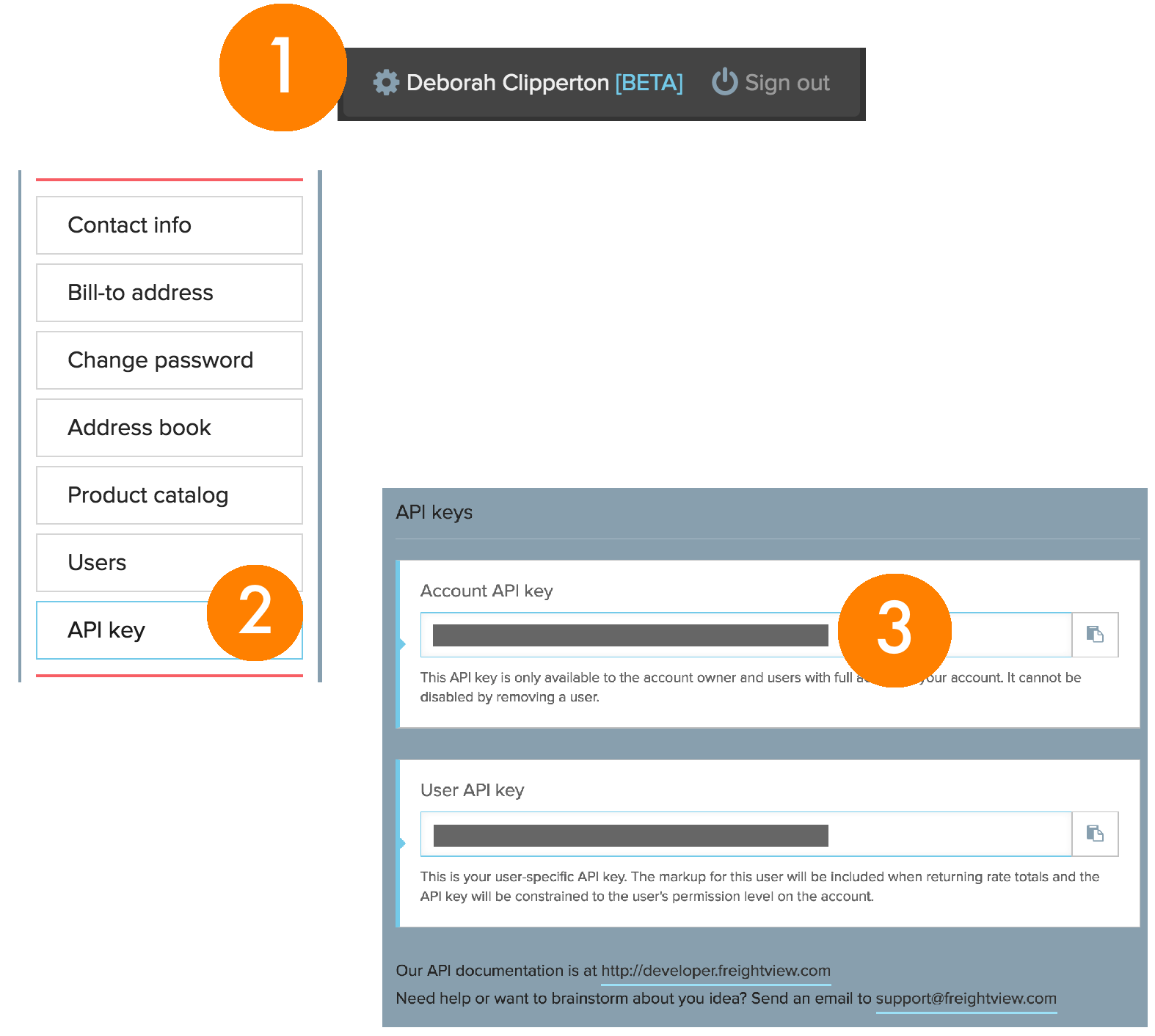 Connecting to Freightview's API