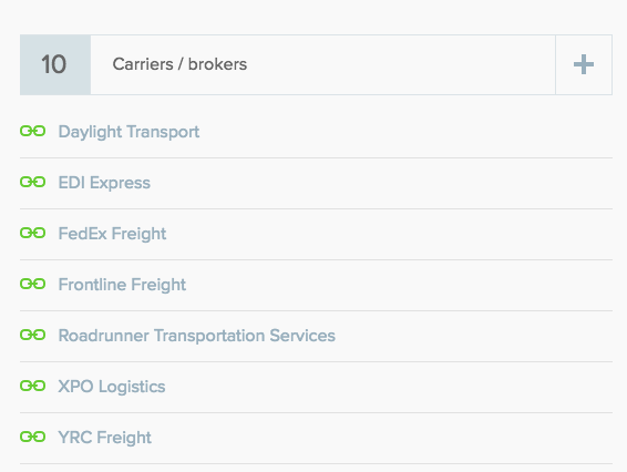 LTL carrier management TMS